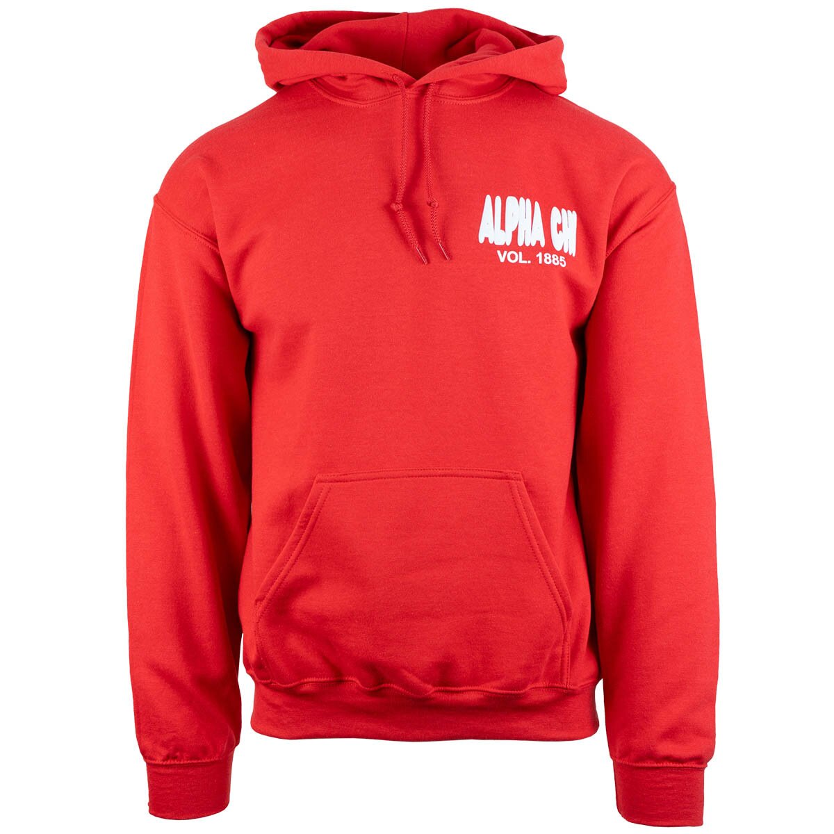alpha chi omega unisex red hoodie sweatshirt